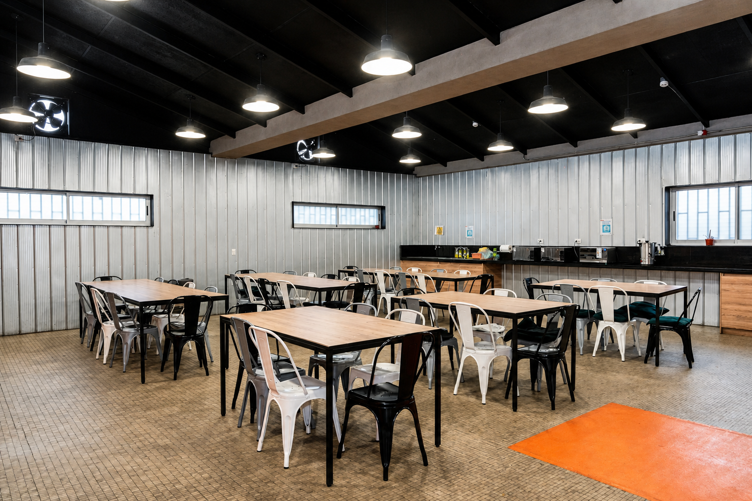 Empresa Rossignol, comedor industrial remodelado